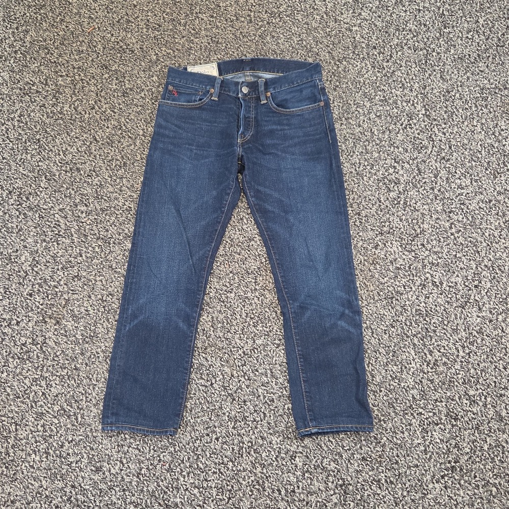 Polo Ralph Lauren The Sullivan Slim Jeans Mens 29x32 Tag (29x27) Blue Denim